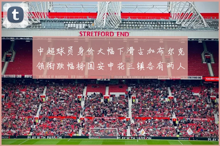 中超球员身价大幅下滑古加布尔克领衔跌幅榜国安申花三镇各有两人上榜